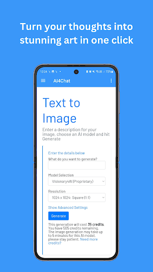AI4Chat: Chat/Art/Music/Video Screenshot 2