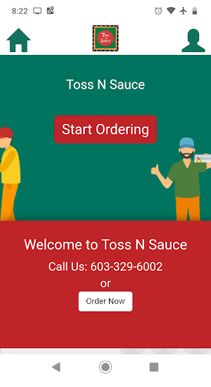 Toss 'N Sauce Screenshot 1
