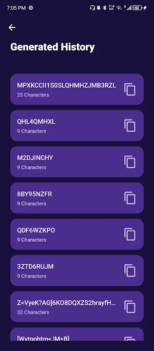 Random Password Generator Screenshot 1