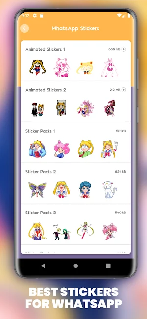 Sailor Moon Stickers For WA Screenshot 2