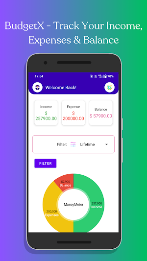 BudgetX - Expense Tracker Screenshot 0