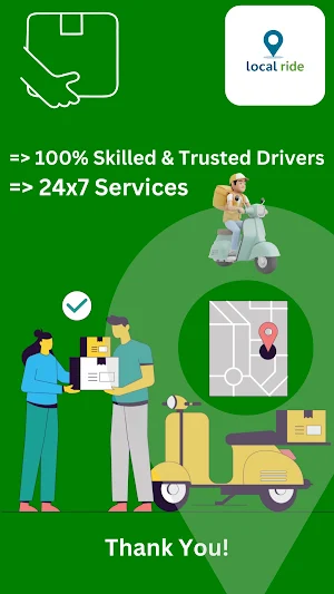 Localride: Parcel&FoodDelivery Screenshot 3