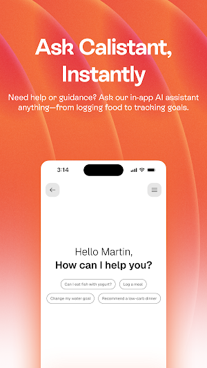 Calistant: AI Meal Planner Screenshot 2