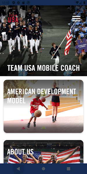 Team USA Mobile Coach Screenshot 0