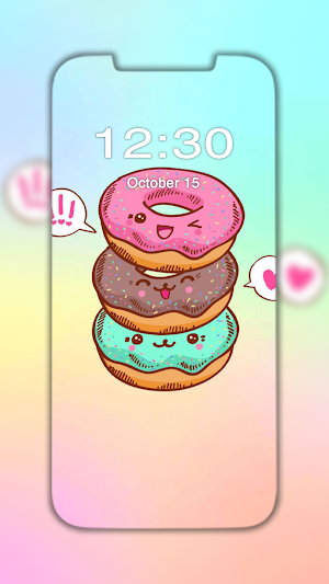 Cute Food Kawaii Wallpapers Screenshot 3