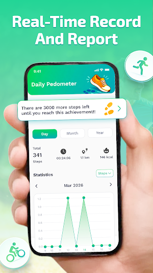 Daily Step Counter - Pedometer Screenshot 2