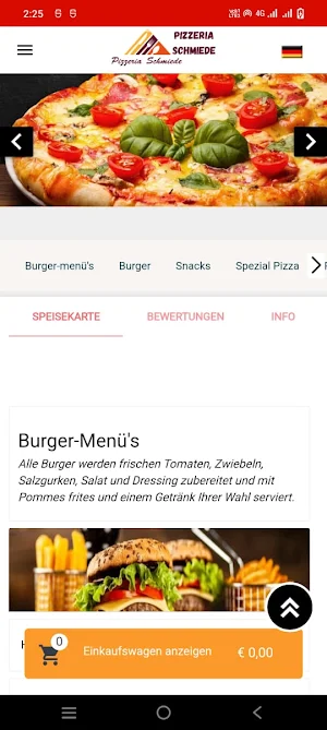 Pizzeria Schmiede Screenshot 1