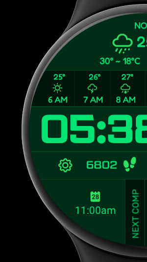 Sci-Fi Max Watch Face Screenshot 1