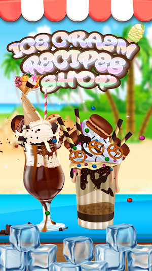 Ice Cream Smoothies Maker Game Screenshot 2