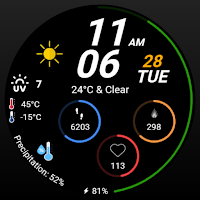 Digital Weather Sports Face