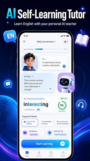 AI Learning: English Practice Screenshot 0