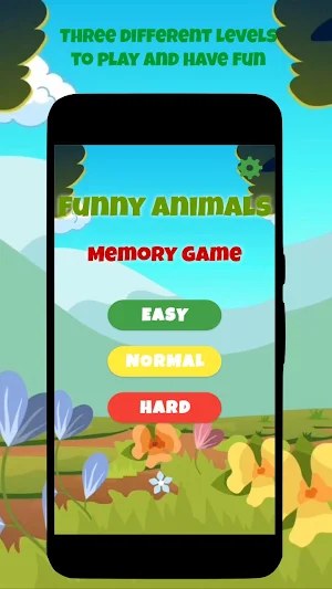 Funny Animals: Memory Game Screenshot 0