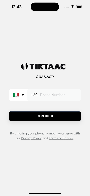 Tiktaac scanner Screenshot 0