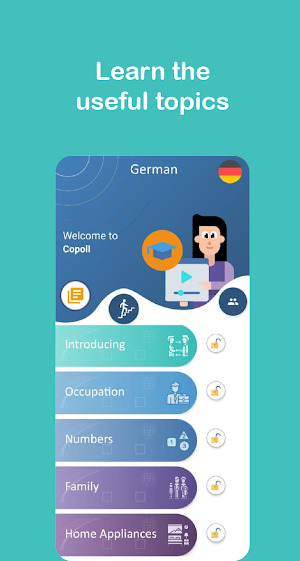 Copoll - Free language learnin Screenshot 2