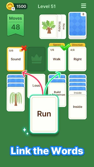 Word Solitaire Links: Puzzle Screenshot 2