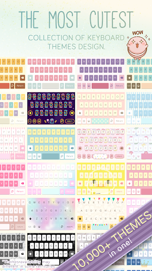 Pastel Keyboard Theme Color - VIP Premium Screenshot 3