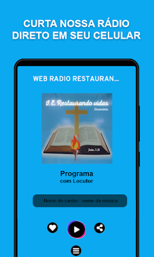 Web Rádio Restaurando Vidas Screenshot 1