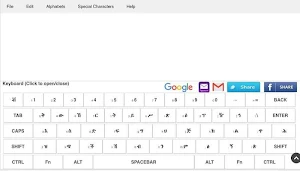Amharic GeezEdit Keyboard Screenshot 1