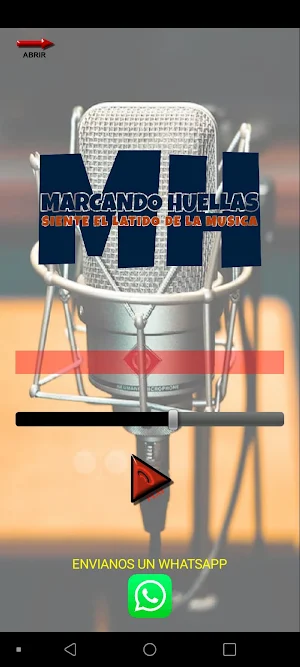 Marcando Huellas Radio Screenshot 2