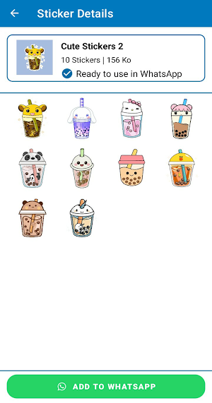 Boba Tea Sticker - WASticker Screenshot 3