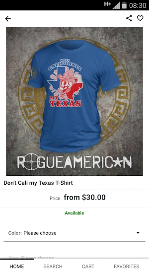 Rogue American Apparel Screenshot 2