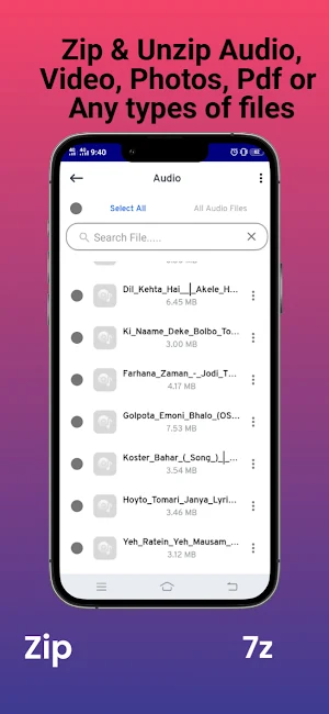Zip Extractor -Zip, Unzip, 7z Screenshot 3
