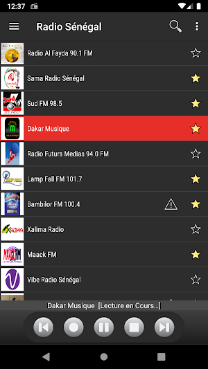 RADIO SENEGAL : Musique, actualités, sport Screenshot 1