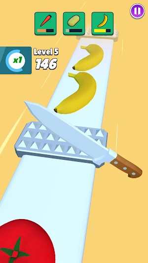 Chef slices cook Screenshot 1