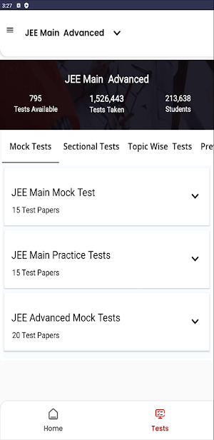TEJAS TEST Screenshot 2