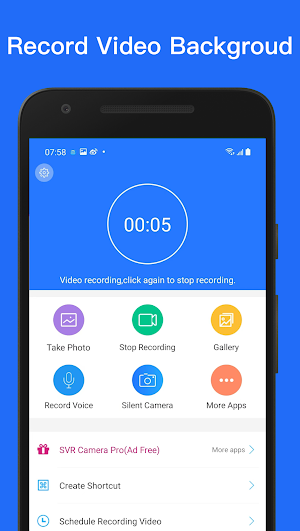 SVR Camera,Background Recorder Screenshot 0