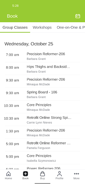 Retrofit Pilates Screenshot 1