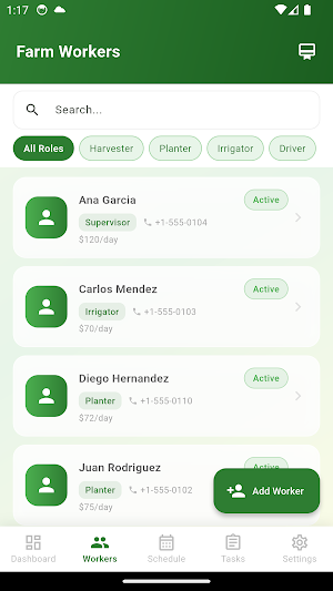 Farm Worker Control Screenshot 1