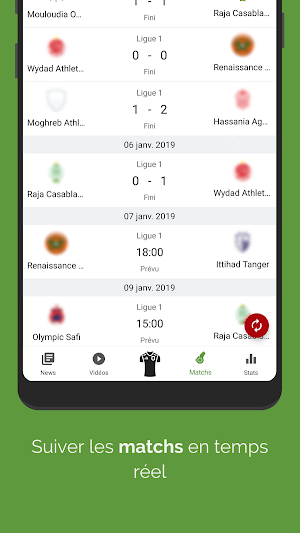 Maroc Live Foot - News, Videos & Live Score 🇲🇦 Screenshot 2