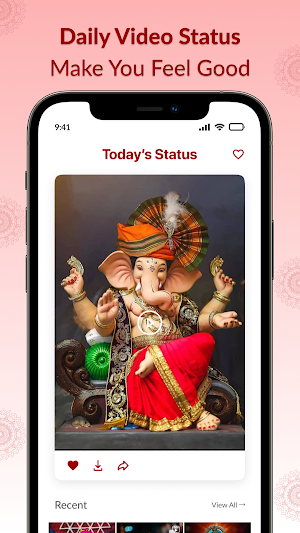 Ganpati Daily Video Status Screenshot 0