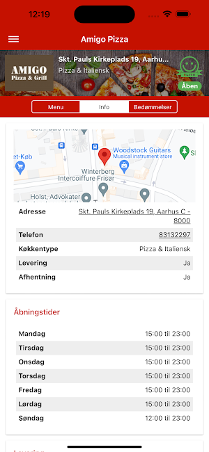 Amigo Pizza Screenshot 1