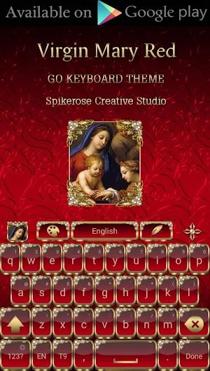 Virgin Mary Red Dialer theme Screenshot 3