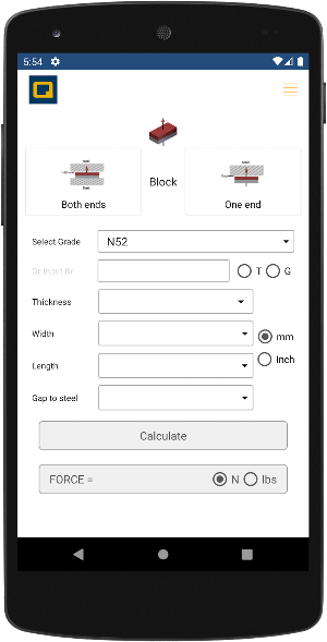 Quadrant Magnetics Calculator Screenshot 2