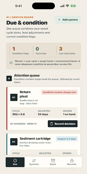 FilterFlow Filter Systems Screenshot 0