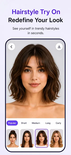 Aura Hairstyle,Wardrobe,Looks Screenshot 1