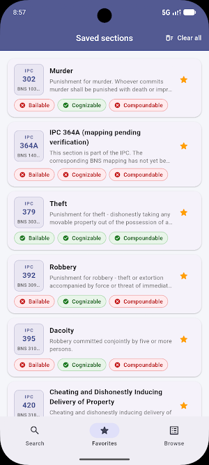 IPC to BNS Converter Screenshot 1