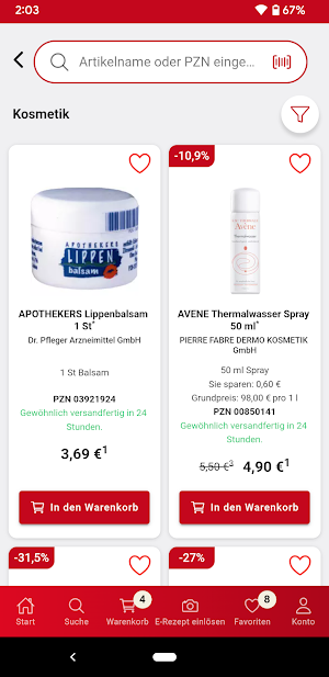 Dr. Proeller Apotheken Screenshot 1