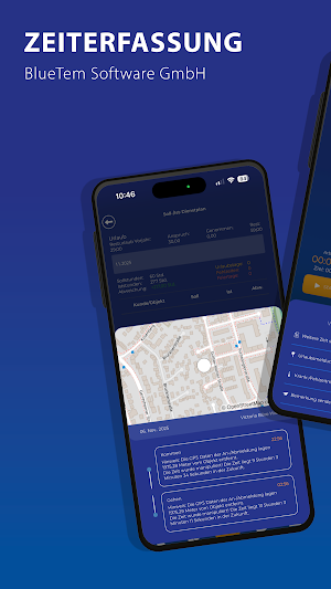 BlueTem - Zeiterfassung Screenshot 0