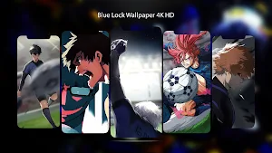Blue Lock Wallpaper 4K HD Screenshot 3