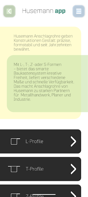 Husemann App Screenshot 1