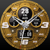 MJ303 Elegant Mecha Watch Face