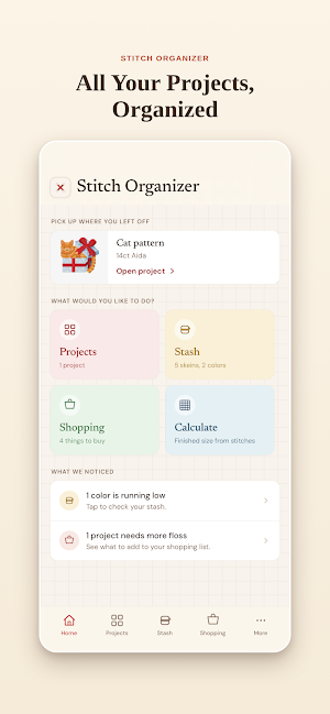 Stitch Organizer Screenshot 0