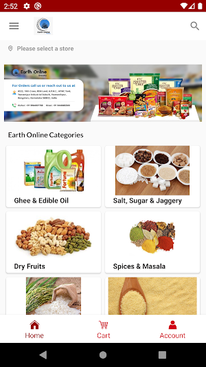 Earth Online Grocery Screenshot 1