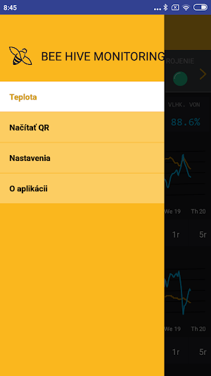 Bee hive monitoring Screenshot 1