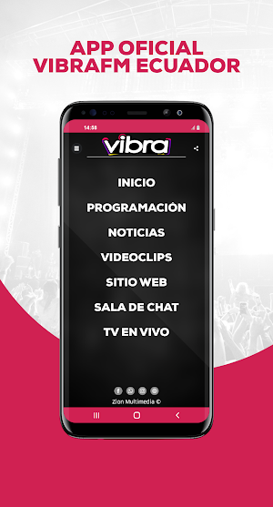 VibraFM Ecuador Screenshot 2