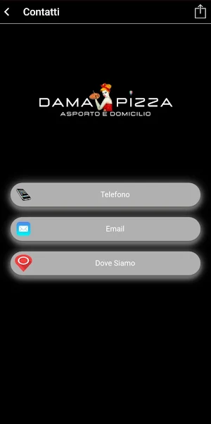 APP Dama Pizza Screenshot 1